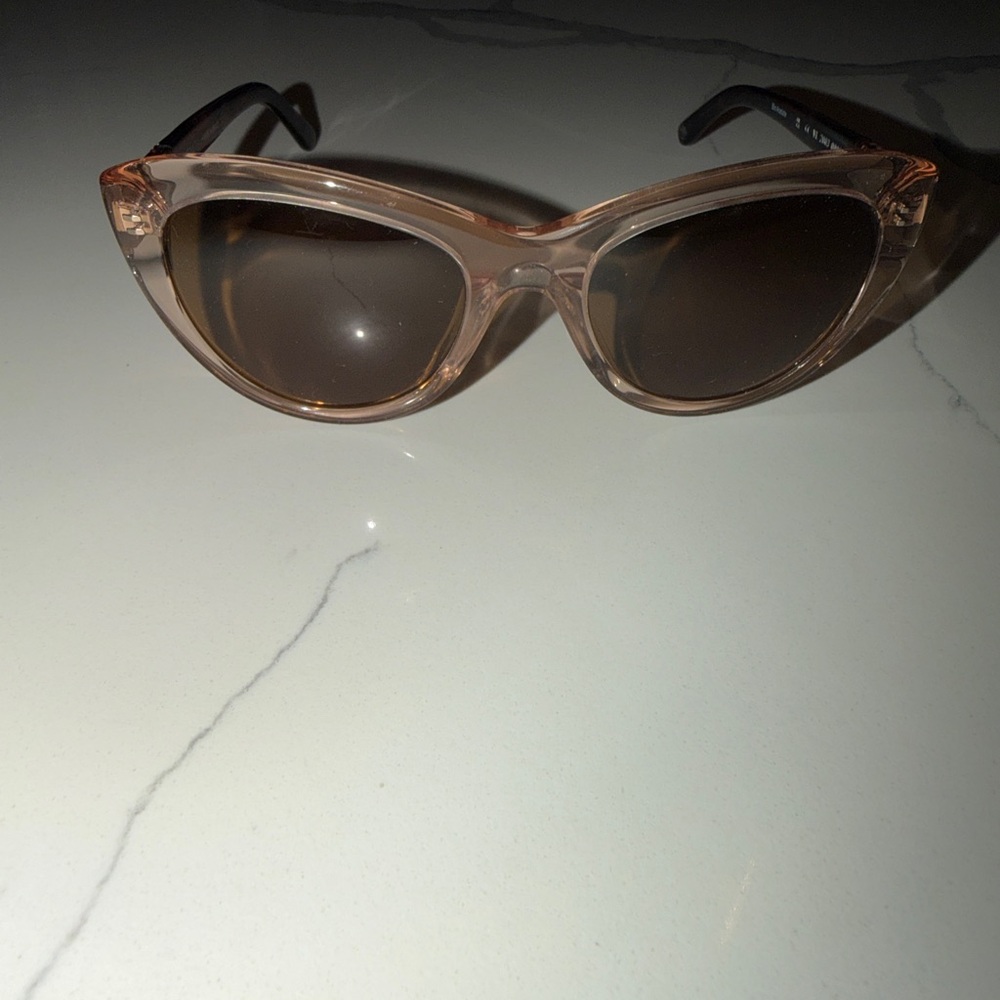Vuarnet Tan & Light Pink Cat-Eye Sunglasses - Picture 3 of 10